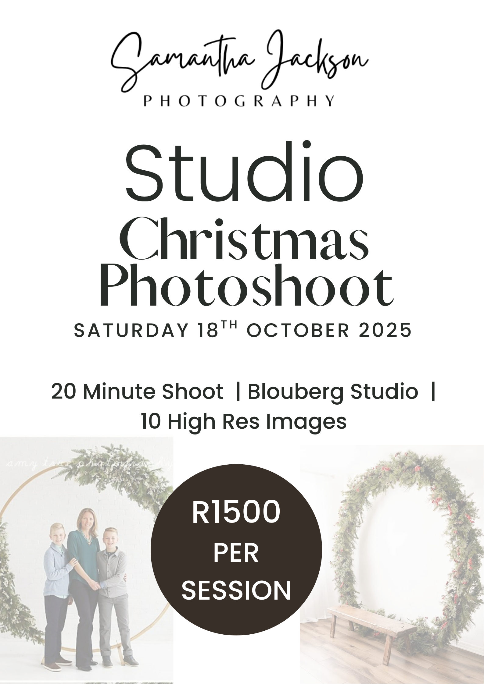 Mini Christmas sessions