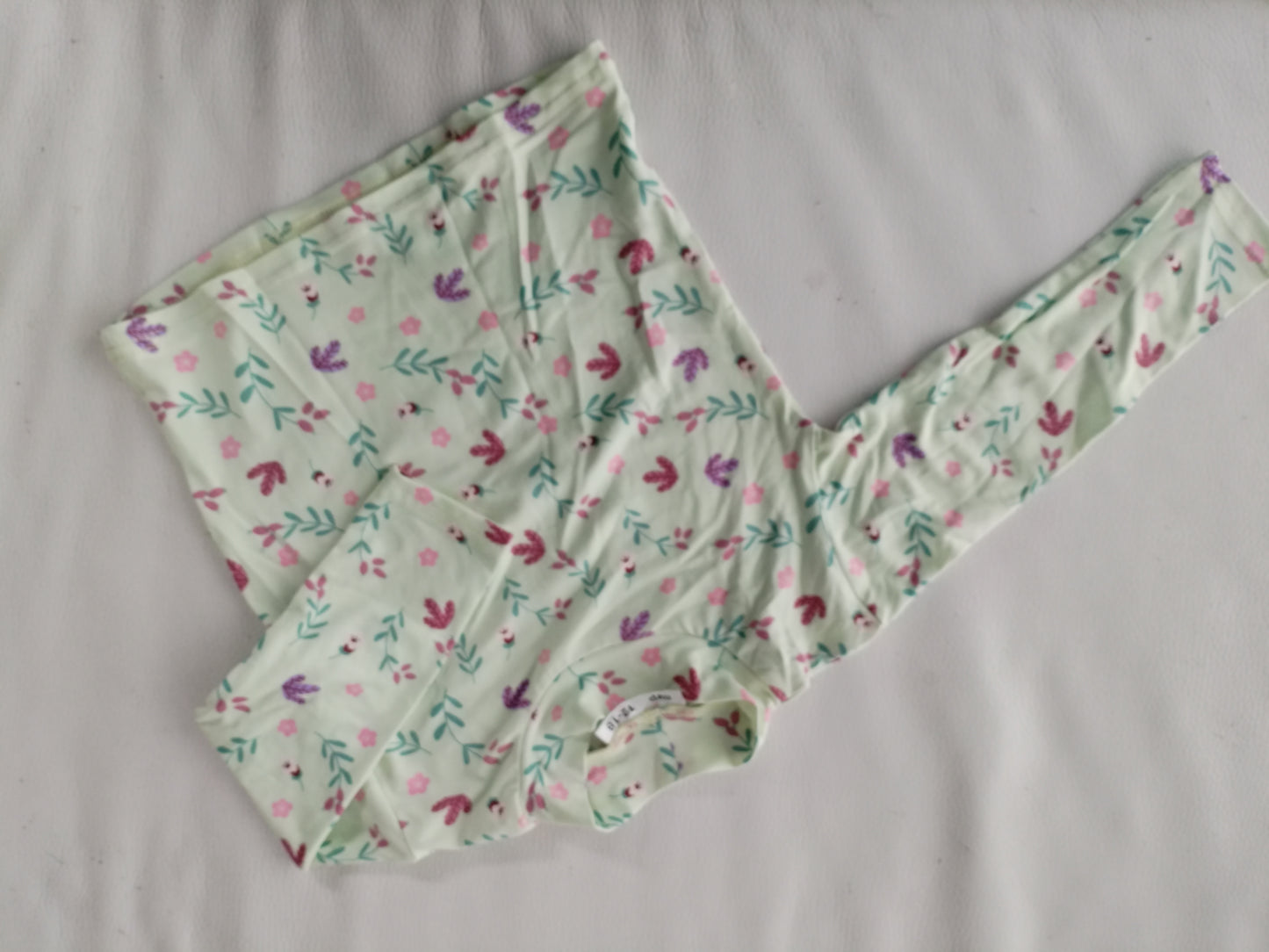 Mint floral top 1-2yrs