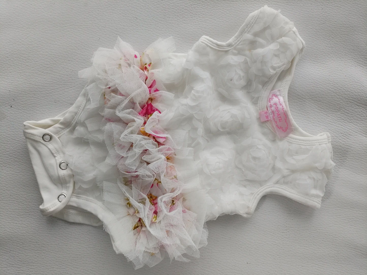 Newborn floral romper