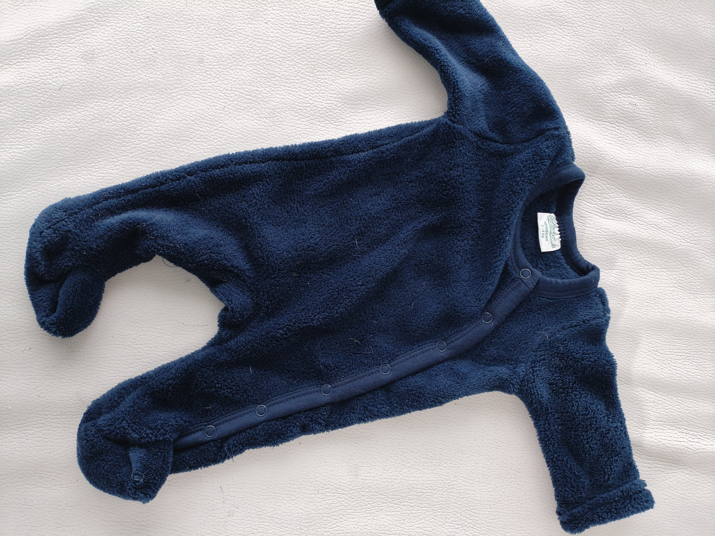 Newborn navy babygrower