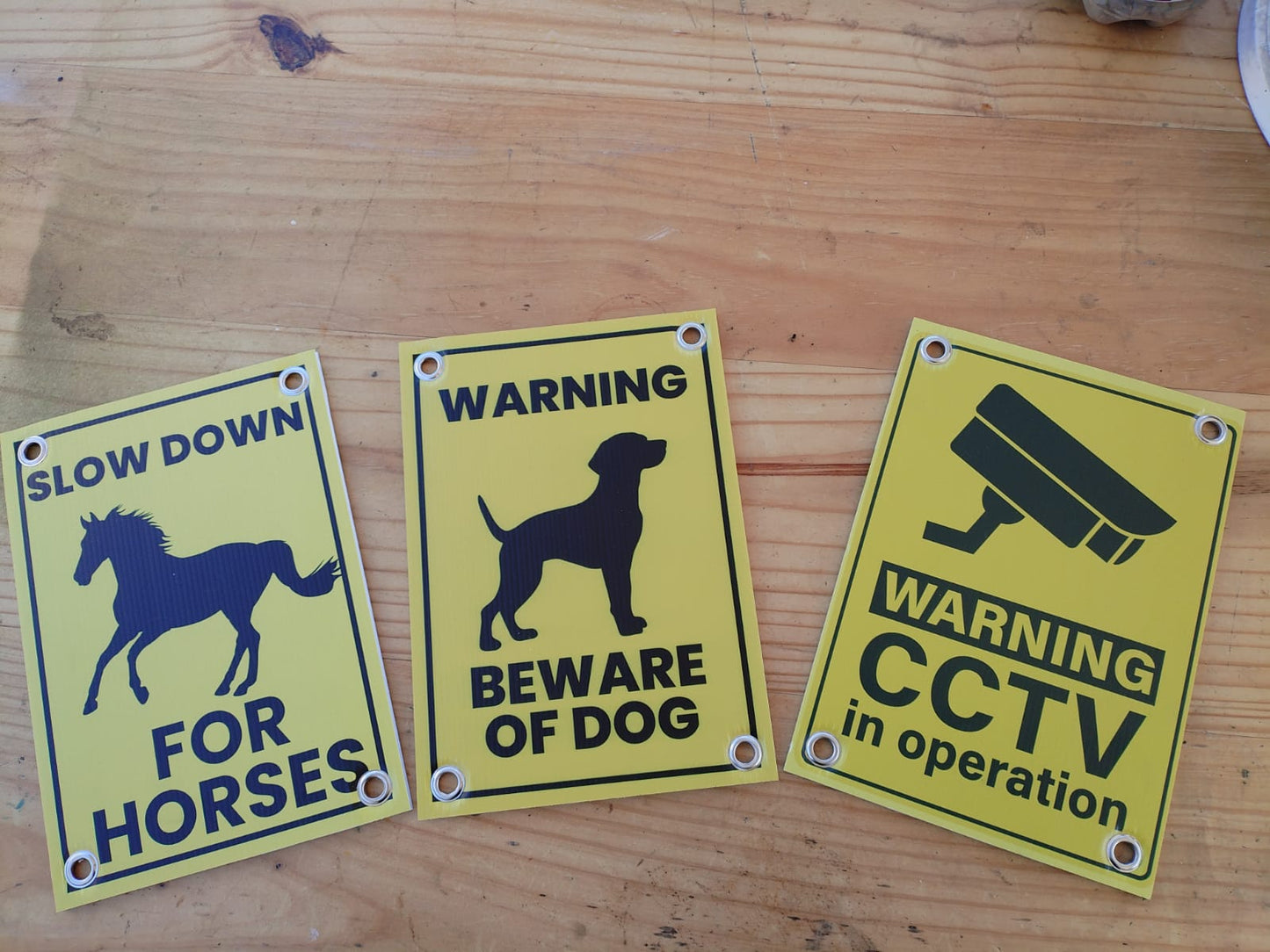 Correx Sign - 20x30cm (3mm) various styles