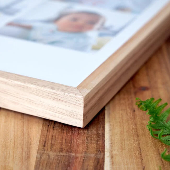 Solid Wood Frame - Natural Finish